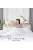 Duvet Cover Twin Size Set - 1 Duvet Cover with 1 Pillow Sham - 2 Pieces Comforter Cover with Zipper Closure - Ultra Soft Brushed Microfiber, 68 X 90 Inches (Twin/Twin XL, White)