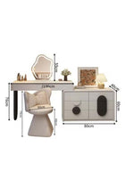 Modern Vanity Table with LED Mirror – Sleek and Space-Saving for Modern Homes