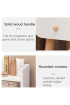 Multi-tier Dresser With Drawer And Mirror For Bedroom Dressing Table With Drawers Vanity Table Beautiful 80x40x120cm
