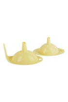 2-Piece Funnel Set Yellow 6.4x21.4x10.8cm
