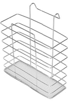 Rust-Proof 2 Layer Iron Dish Rack for Kitchen, Silver