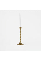Loor Metal Candle Holder, Set Of 2 - Gold