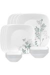 16-Piece Square Amalie Dinnerware Set, Service for 4, (1148617)