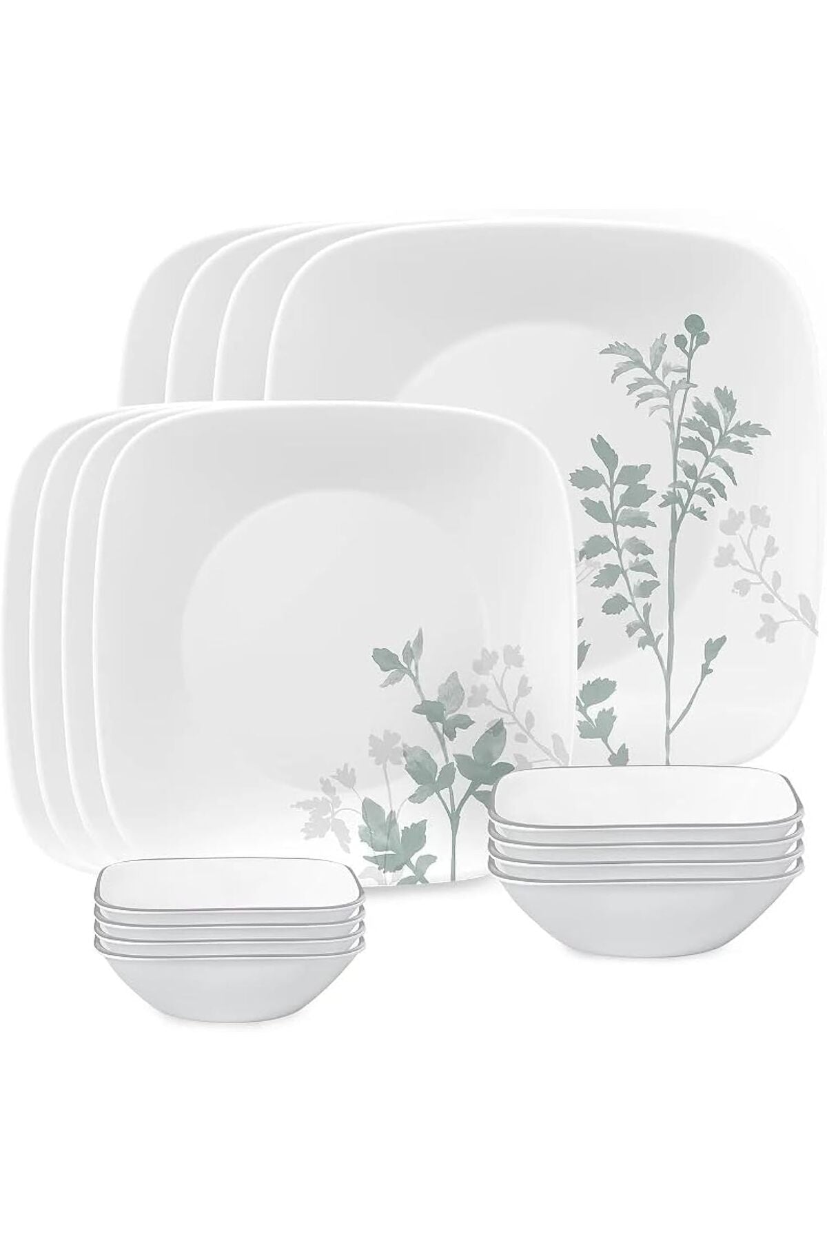 16-Piece Square Amalie Dinnerware Set, Service for 4, (1148617)