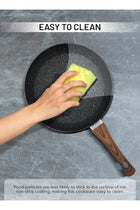 Chef Master 10 Piece Non stick Cookware Set With 5 Layer Granite Coating pots and pan set (B