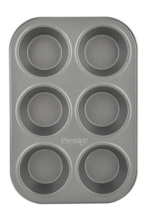 Muffin Pan 6-Cups Grey 29x18.2x3cm