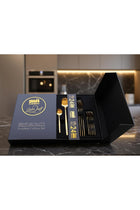 YAH Luxury 24-Piece Golden Stainless Steel Cutlery Set, Spoon Fork Knife Flatware for 6, Mirror Polished, Dishwasher Safe in a Unique Gift Box. (Modern)