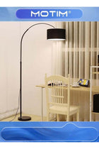 Fabric Shade Floor Lamp Eye-Care Reading Vertical Lamp Atmosphere Standing Tall Lamps for Living Room & Bedroom & Study (Black)