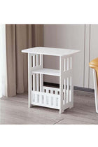 Modern Bedside Table with Storage – Nightstand Side Table for Bedroom, Sofa & Living Room – Compact Small Coffee Table