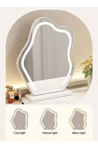 Modern Vanity Table with LED Mirror – Sleek and Space-Saving for Modern Homes
