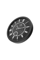 Wooden Clock 6450B with Large Numbers in Italian Design 60cm Silent Silky Move