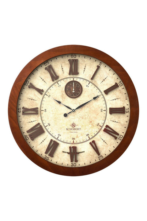 Marketplace Best Price Solid Wood Frame Wooden Wall Clock 6122 Italian Design