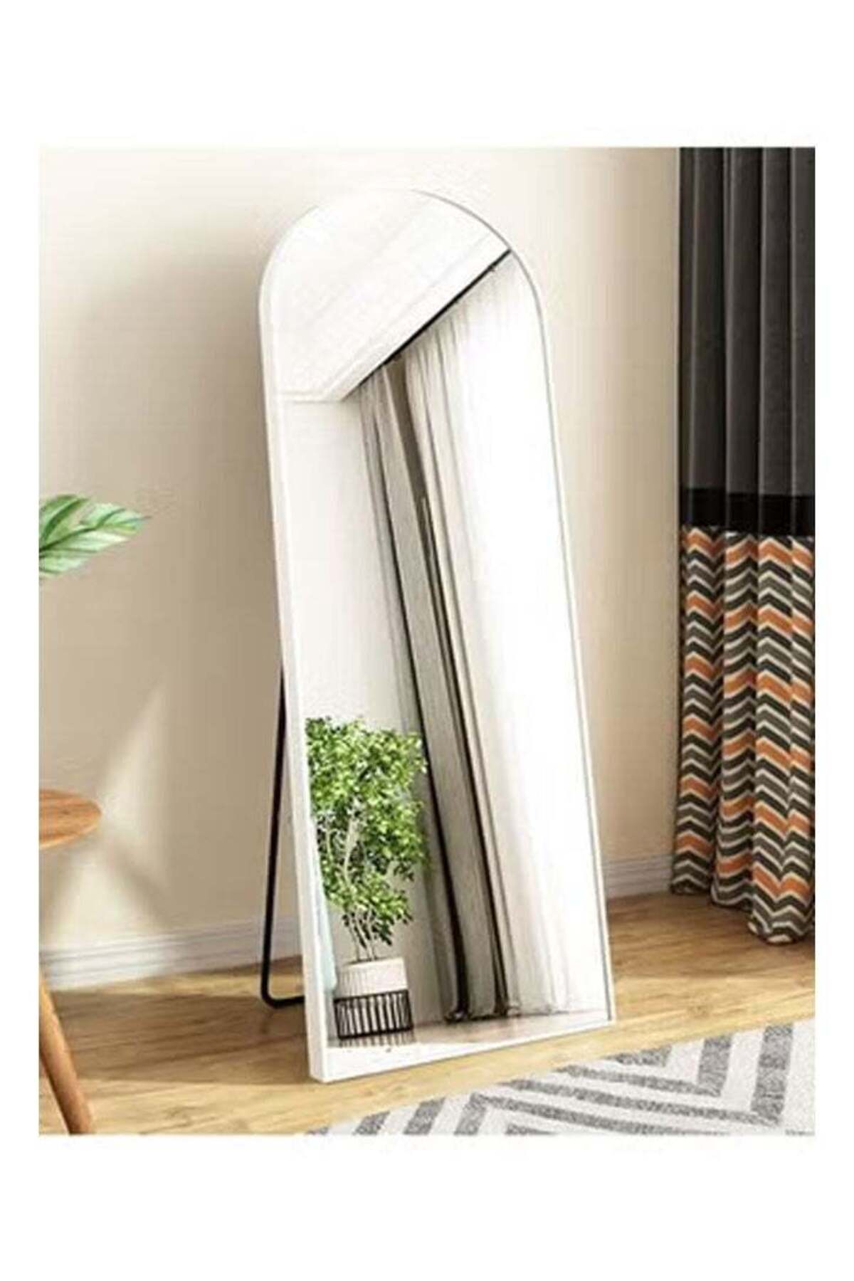 Full Length Standing Dressing Mirror 60X165 White Color