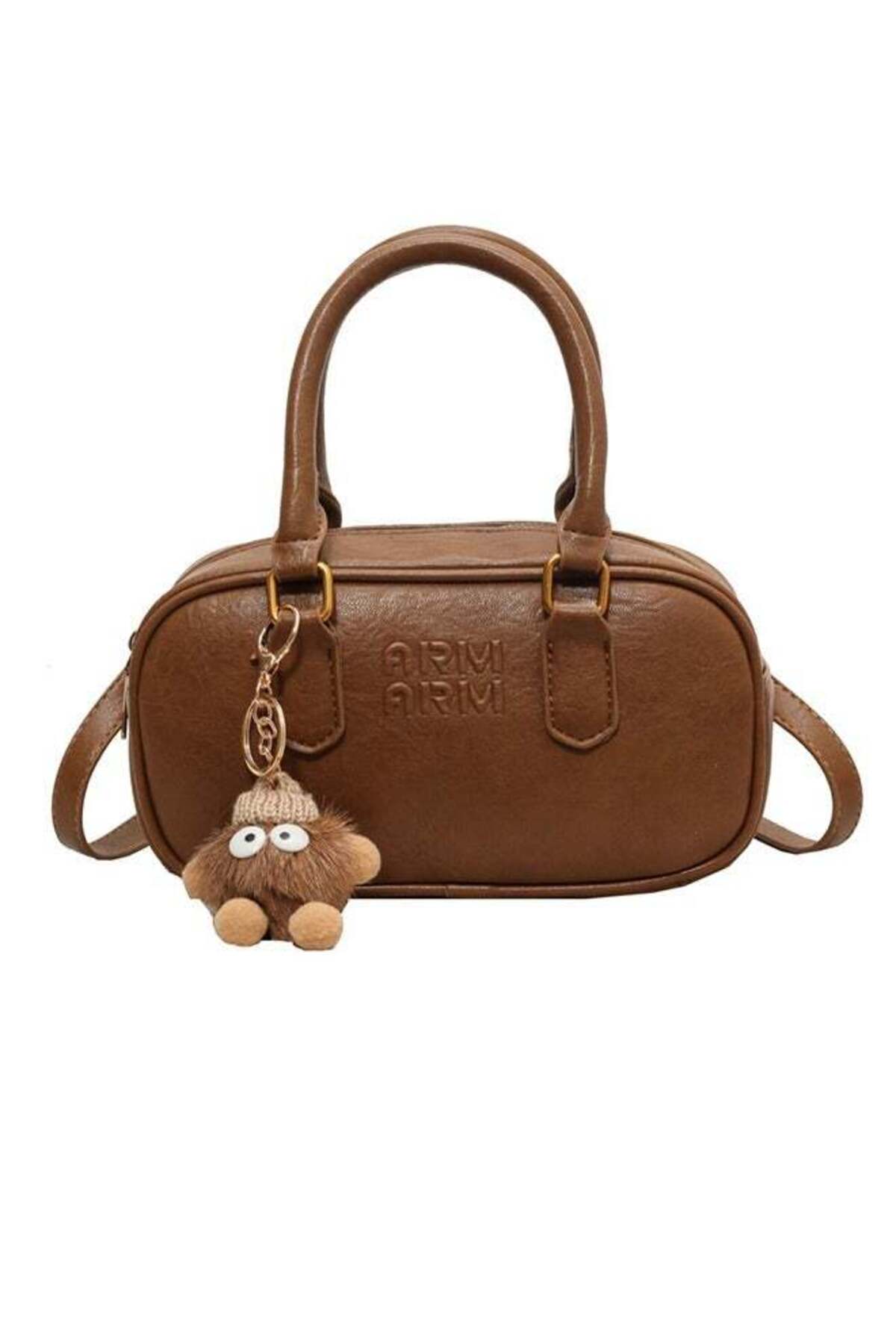 Women's Vintage Pillow Handbag - Versatile Crossbody Shoulder Bag, Fashionable Commuter Handbag Brown