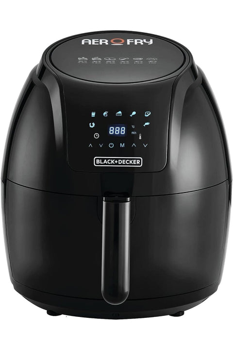 Black & Decker XL Digital Air Fryer, 1800W, 5.6L/1.5Kg, 7 Presets, Crispy and Healthy Cooking, Rapid