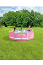 Pink Metal Frame Above Ground Pool - 8ft x 30inch