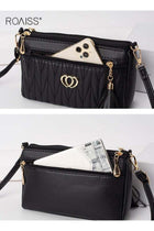 Women Stylish Crossbody Bag with Tassel Pendant, Large Capacity Shoulder Bag with Zipper and Adjustable Strap, Elegant Chic Bag for Ladies, Ideal for Dating, Shopping and Everyday Use