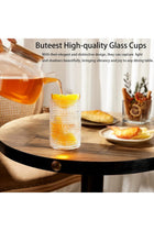 Drinking Glasses, Hobnail Highball Glasses, 6 Pack, 410ml