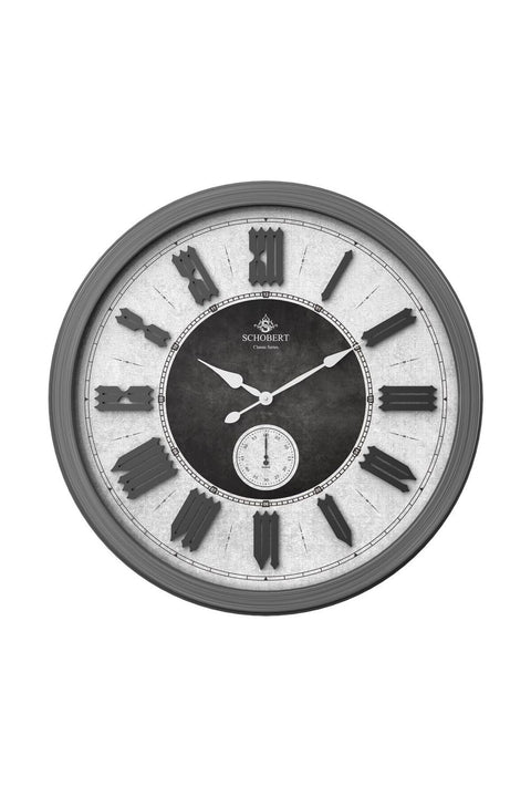Marketplace Modern Round Design Wooden Wall clock 6782 Italian Design
