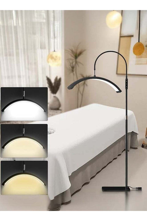 LED Lash Light for Eyelash Extensions, Adjustable Brightness & Height for Lash Extension, Skincare, Eyebrows, Tattoo Eyelashes Light, Black