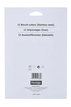 12-Piece Assorted Biscuit Cutter Silver