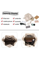 Leather Bucket Bags for Women Crossbody Purses Ladies Shoulder Handbags