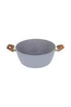 26cm Essential Casserole Non-Stick Aluminum Cookware with Granite Coating
