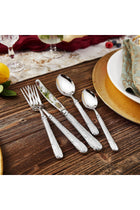 Versailles Silverware Set, 5-Piece Flatware Cutlery Set, 18/10 Stainless Steel Utensils