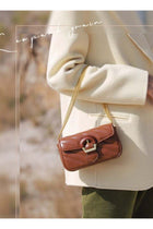 Women's Fashion Versatile Shoulder Bag, Ladies Chain Design Messenger Bag Crossbody Bag