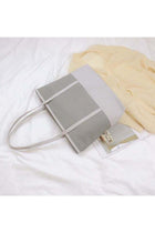 Women's Large Capacity Shopping Bag, Ladies Zipper Closure Handbag Tote Bags Clutch Bag