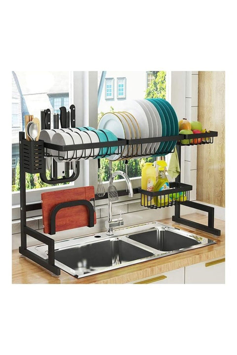 Dish Drying Rack Over Sink Black