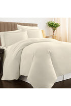 Luxury 100% Cotton Double Duvet Cover Set 200x200 cm New Ivory, 800 Thread Count