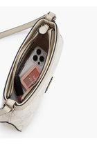Textured Crossbody Bag With Adjustable Strap