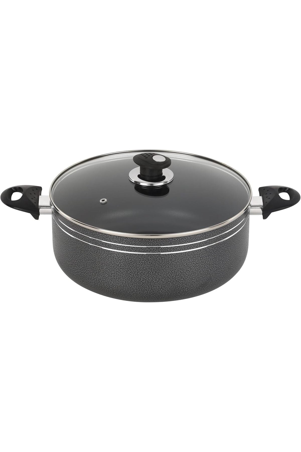 Non Stick Casserole with Glass Lid, 28 cm Diameter