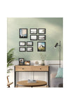 Black RPF310H Modern 10x Glass Photo Frames for Home, Drawing Room (25x20x3cm)