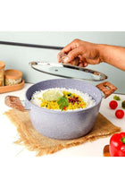 26cm Essential Casserole Non-Stick Aluminum Cookware with Granite Coating