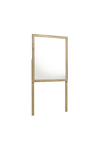 Kelly Mirror For Dressers Durable Vanity Mirror Without Dresser Dresser Mirror Modern Design Bedroom Furniture L93Xw3.3Xh155Cm-White Ash+Sonoma Oak
