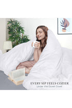 Duvet Cover Twin Size Set - 1 Duvet Cover with 1 Pillow Sham - 2 Pieces Comforter Cover with Zipper Closure - Ultra Soft Brushed Microfiber, 68 X 90 Inches (Twin/Twin XL, White)