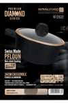 24cm Diamond Forged Alu.Casserole with Lid
