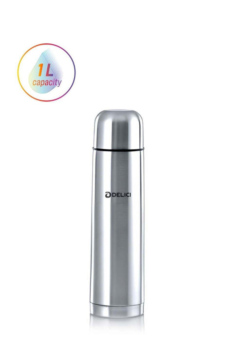 Thermosteel Vacuum Flask (DSFK 1000), Stainless Steel Bottle 1000ml, Double Walled, 100% Food Grade