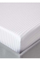 Deep Fitted Bed Sheet +2Pcs Pillow Covers, King/Queen/Double/Single Sizes, Color White, Depth 30cm