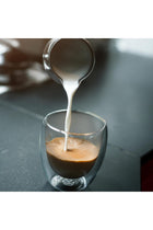 Double Walled Coffee Mugs 250ml - Set of 4 Trending Glass Coffee Mugs for Cappuccino