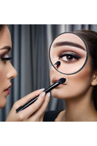 2-Pack Eyebrow Magnifying Mirrors - 15X and 10X Makeup Mirrors with Suction Cups for Precision Eyebrow Tweezing and Makeup Magnification