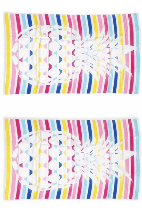 Bliss Casa Printed Beach Towels (71x147 cm) - Extra Large Cotton Summer Pool Highly Absorbent & Soft Towel