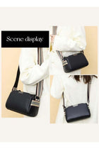 Women Genuine Leather Shoulder Bag Multi-Pocket Satchel Crossbody, Ladies Cross Bags (Black)