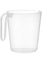 Transparent Measuring Pot With Handle White 1Liters