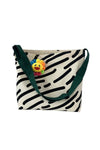 Women's Shoulder Tote Bag Canvas Handbag For Women Large Capacity Bucket Bag Fashionable Travel Messenger Shoulder Bag