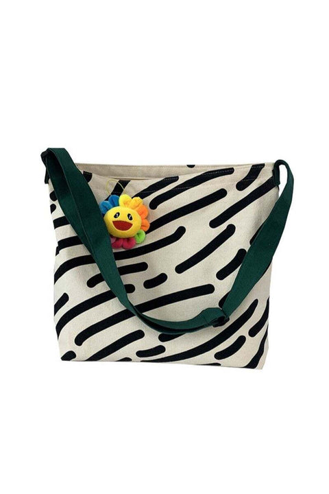 Women's Shoulder Tote Bag Canvas Handbag For Women Large Capacity Bucket Bag Fashionable Travel Messenger Shoulder Bag