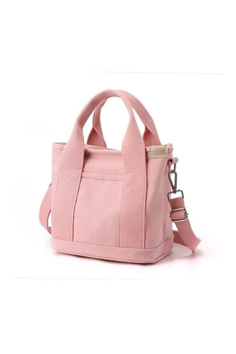 Canvas Tote Bag for Women with Multi Pockets, Trendy Shoulder Handbag with Compartments for shopping, Work, Beach