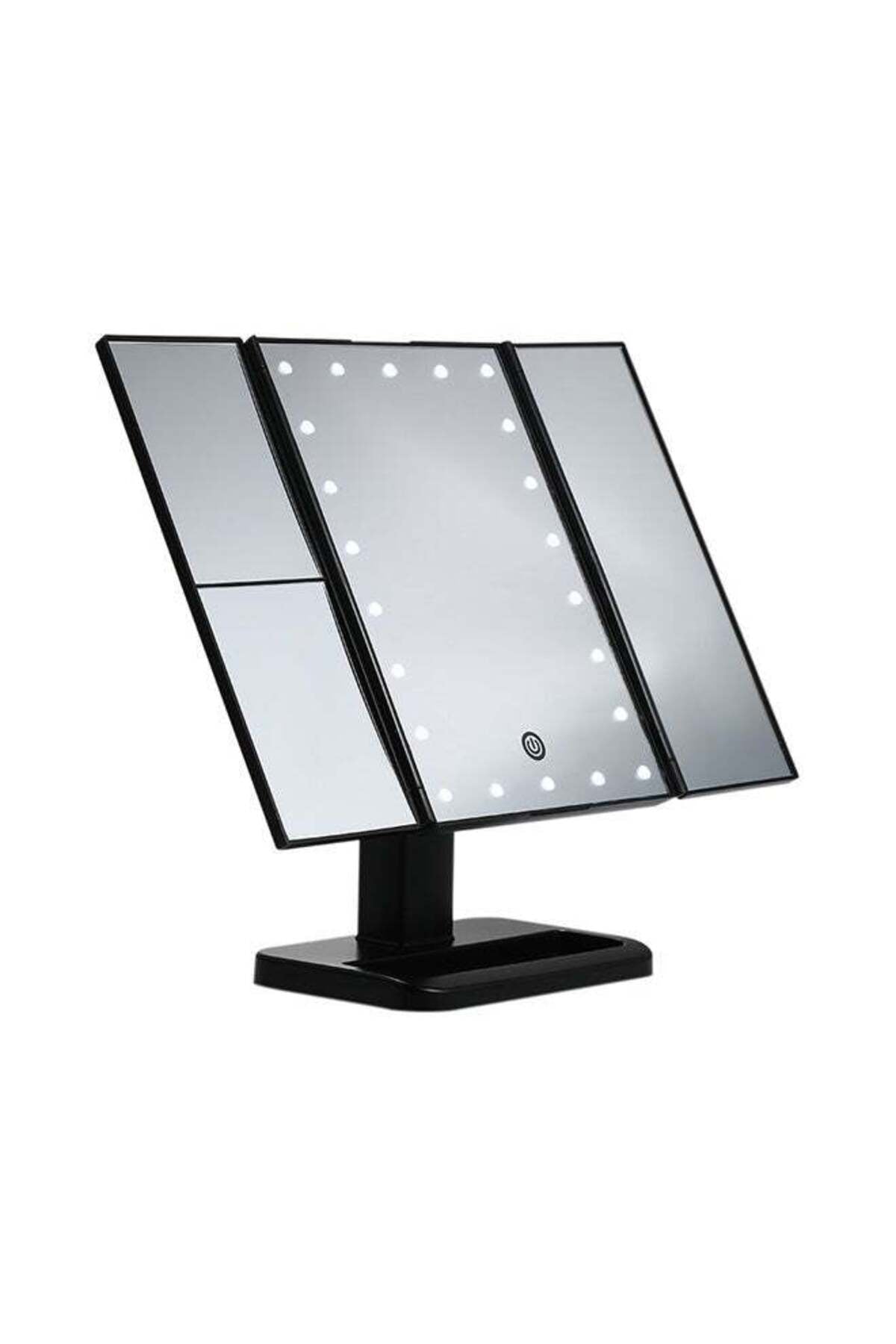 21 LED Lights Vanity Table Makeup Mirror Black